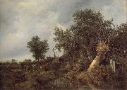 Jacob van Ruisdael Landscape with a cottage and trees Spain oil painting artist